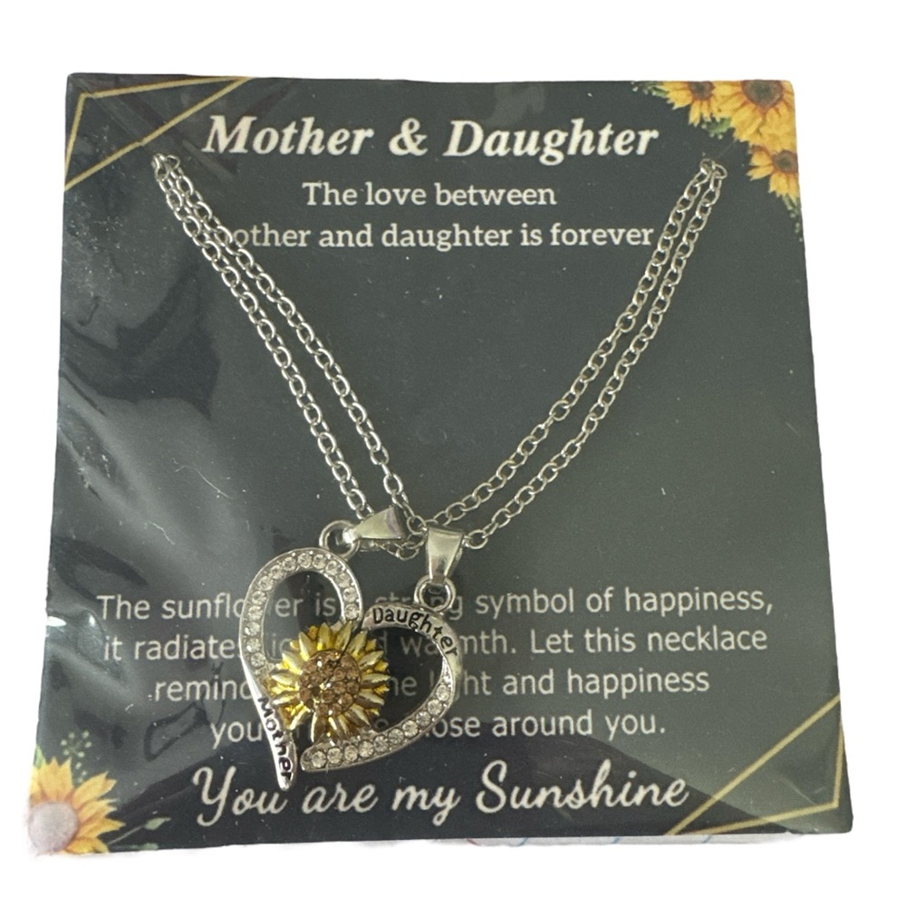 Mother & Daughter❤️ 2 piece necklace 18” NWT
